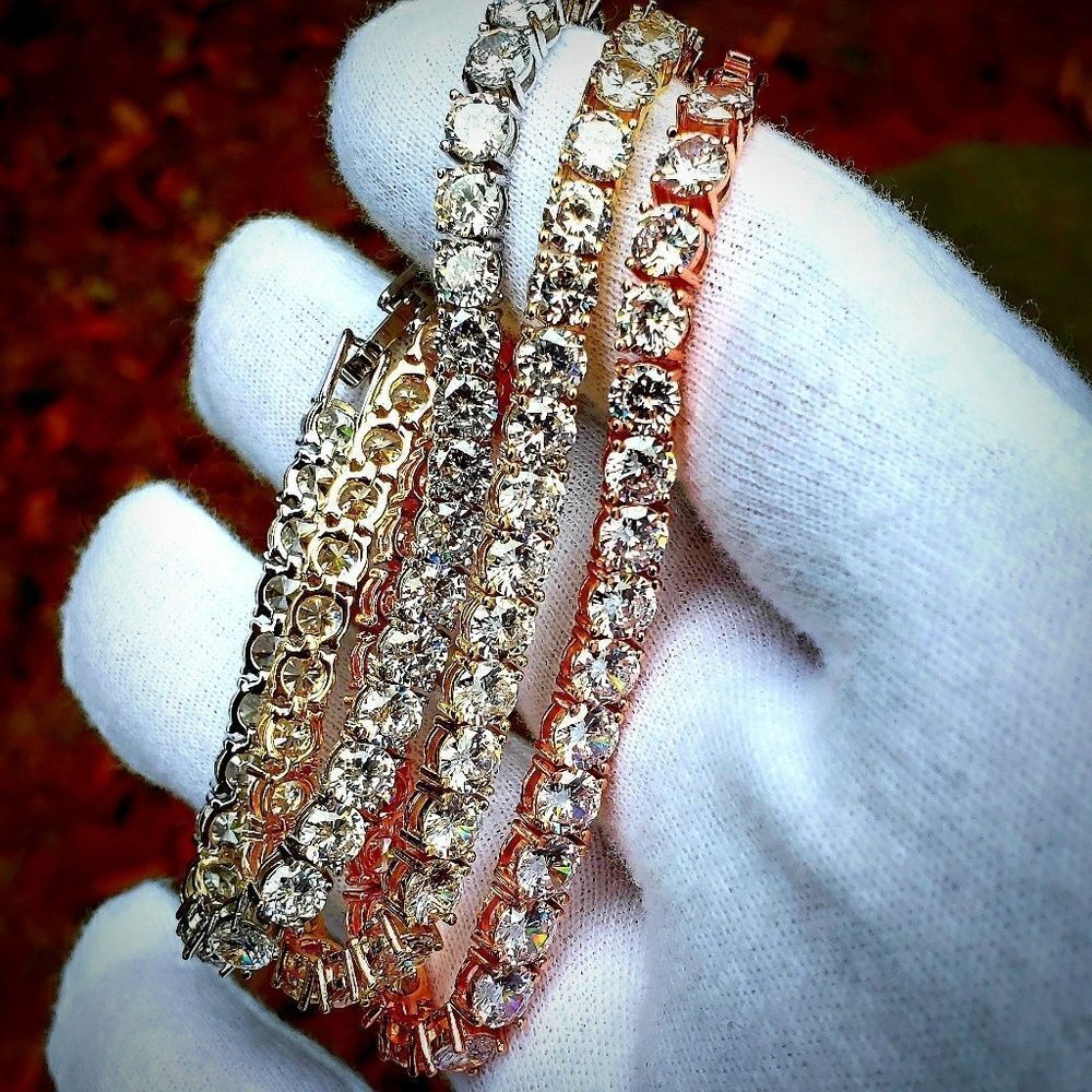 Simulated Diamond Tennis Bracelet 